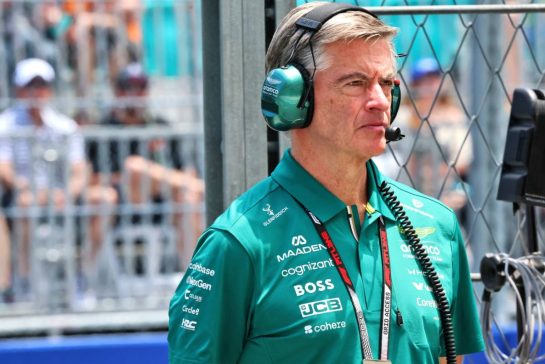 Andy Stevenson (GBR) Aston Martin F1 Team Manager.
01.05.2026. Formula 1 World Championship, Rd 4, Miami Grand Prix, Miami, Florida, USA, Sprint Qualifying Day.
- www.xpbimages.com, EMail: requests@xpbimages.com © Copyright: Batchelor / XPB Images