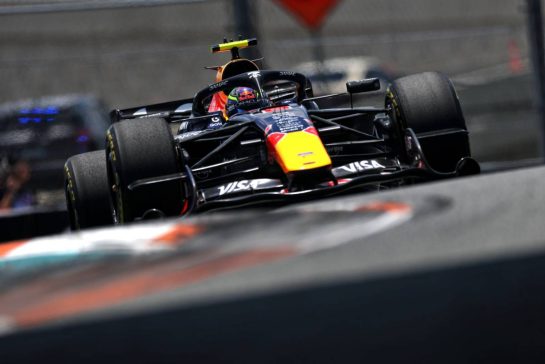 Isack Hadjar (FRA) Red Bull Racing RB22.
01.05.2026. Formula 1 World Championship, Rd 4, Miami Grand Prix, Miami, Florida, USA, Sprint Qualifying Day.
- www.xpbimages.com, EMail: requests@xpbimages.com © Copyright: Charniaux / XPB Images