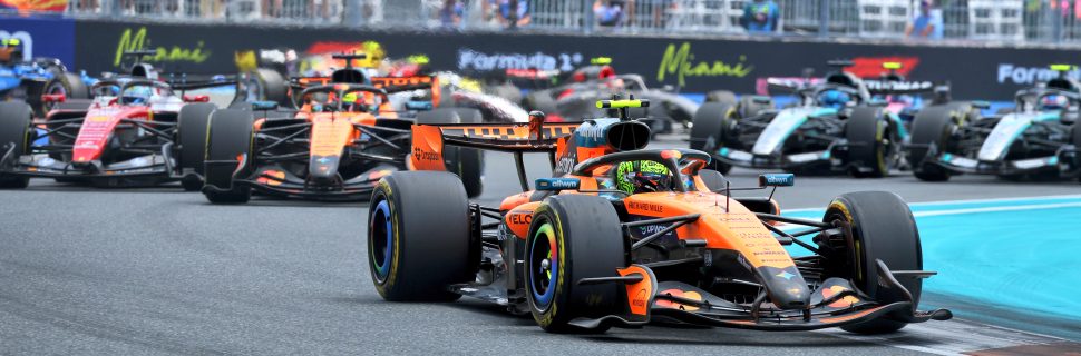 Miami GP: Norris leads commanding McLaren 1-2 in Sprint event