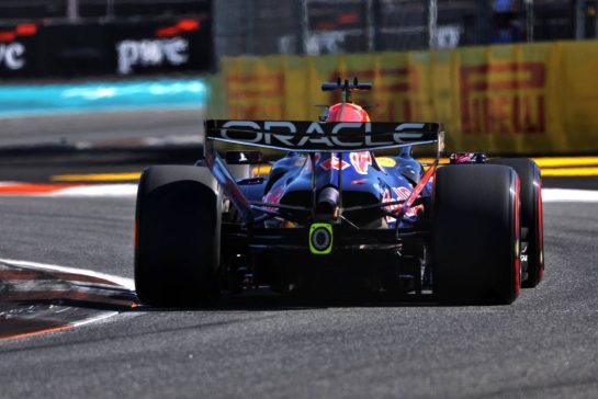 Max Verstappen (NLD) Red Bull Racing RB22.
02.05.2026. Formula 1 World Championship, Rd 4, Miami Grand Prix, Miami, Florida, USA, Sprint and Qualifying Day.
- www.xpbimages.com, EMail: requests@xpbimages.com © Copyright: Dunbar / XPB Images