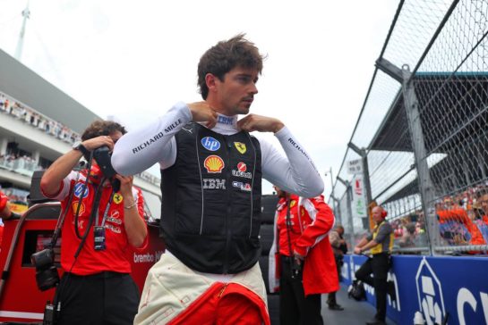 Charles Leclerc (MON) Scuderia Ferrari on the grid.
03.05.2026. Formula 1 World Championship, Rd 4, Miami Grand Prix, Miami, Florida, USA, Race Day.
- www.xpbimages.com, EMail: requests@xpbimages.com © Copyright: Patching / XPB Images
