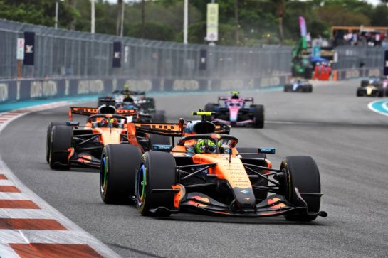 Lando Norris (GBR) McLaren F1 Team MCL40.
03.05.2026. Formula 1 World Championship, Rd 4, Miami Grand Prix, Miami, Florida, USA, Race Day.
- www.xpbimages.com, EMail: requests@xpbimages.com © Copyright: Dunbar / XPB Images