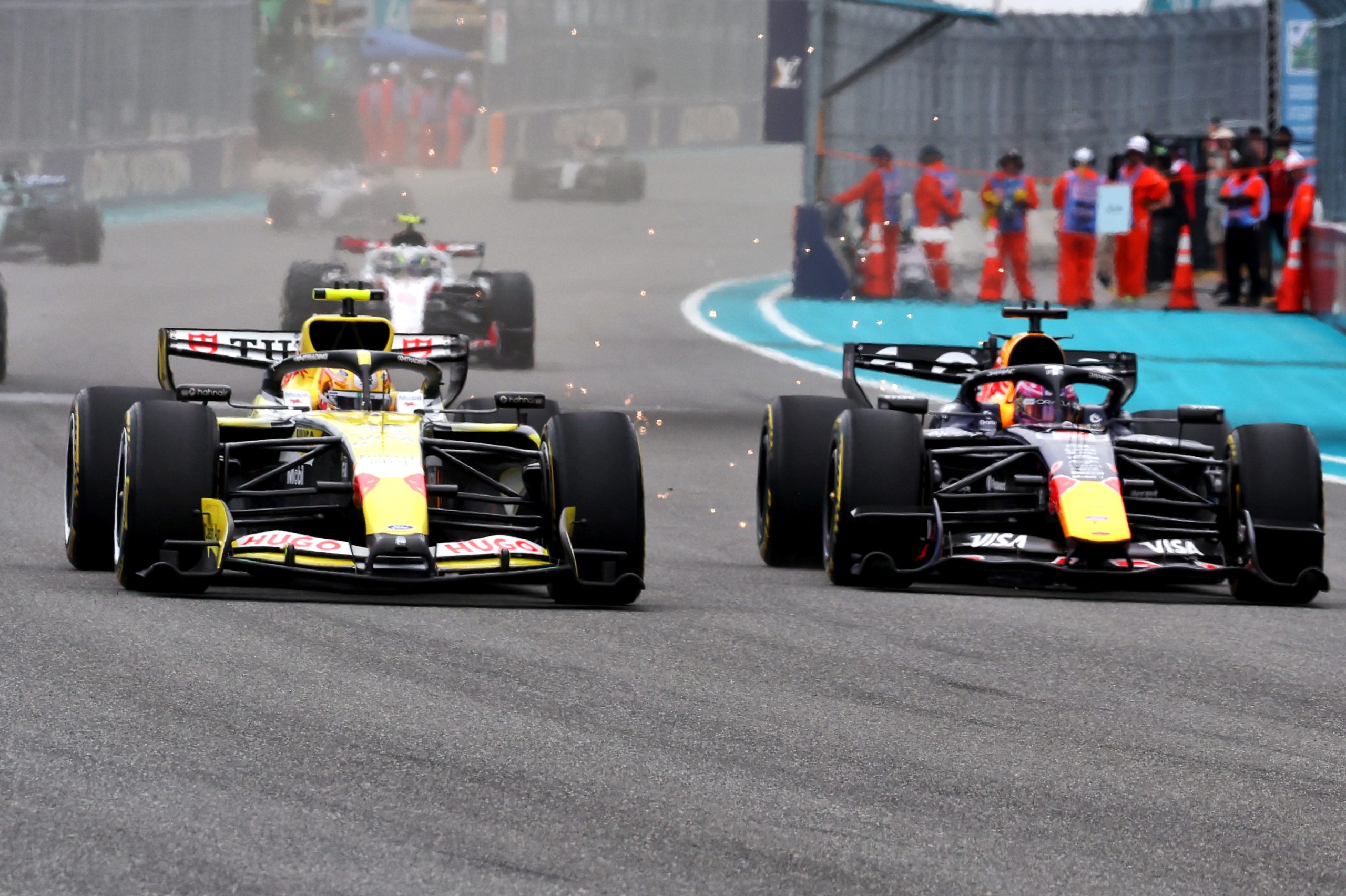 Lawson stunned by order to let Verstappen through in Miami GP