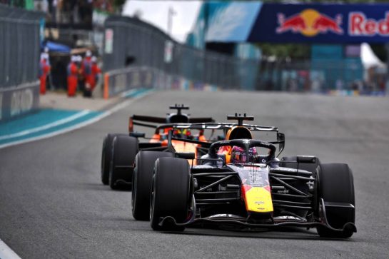 Max Verstappen (NLD) Red Bull Racing RB22.
03.05.2026. Formula 1 World Championship, Rd 4, Miami Grand Prix, Miami, Florida, USA, Race Day.
- www.xpbimages.com, EMail: requests@xpbimages.com © Copyright: Dunbar / XPB Images