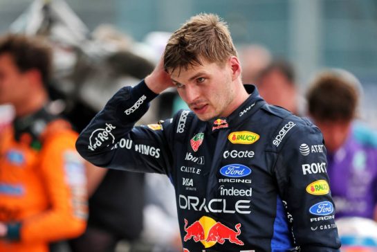 Max Verstappen (NLD) Red Bull Racing in parc ferme.
03.05.2026. Formula 1 World Championship, Rd 4, Miami Grand Prix, Miami, Florida, USA, Race Day.
- www.xpbimages.com, EMail: requests@xpbimages.com © Copyright: Charniaux / XPB Images