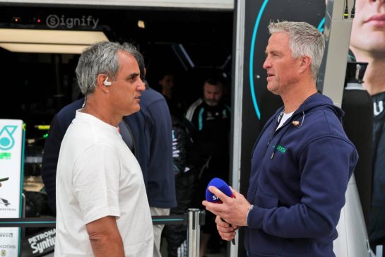 (L to R): Juan Pablo Montoya (COL) with Ralf Schumacher (GER).
23.05.2026. Formula 1 World Championship, Rd 5, Canadian Grand Prix, Montreal, Canada, Sprint and Qualifying Day.
- www.xpbimages.com, EMail: requests@xpbimages.com © Copyright: Moy / XPB Images