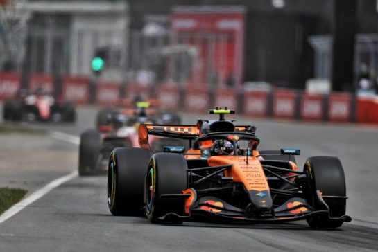Lando Norris (GBR) McLaren F1 Team MCL40.
23.05.2026. Formula 1 World Championship, Rd 5, Canadian Grand Prix, Montreal, Canada, Sprint and Qualifying Day.
- www.xpbimages.com, EMail: requests@xpbimages.com © Copyright: Dunbar / XPB Images