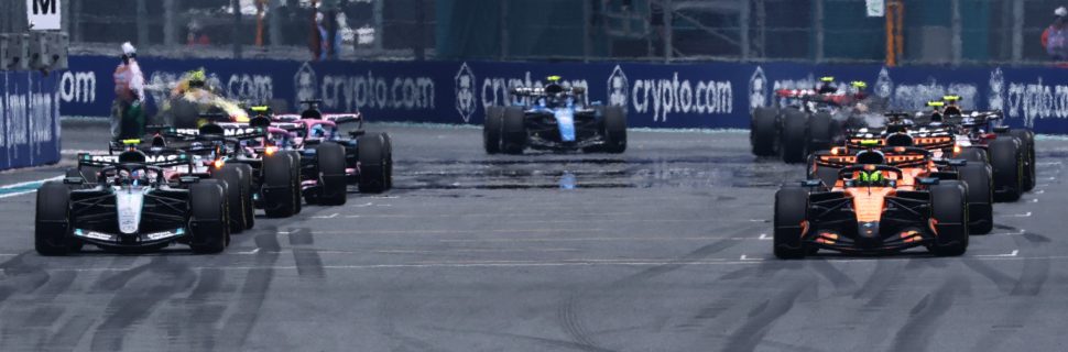 Miami GP brought forward by three hours to beat looming storms