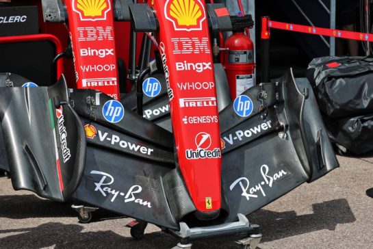 Scuderia Ferrari SF-26 front wing.
04.06.2026. Formula 1 World Championship, Rd 6, Monaco Grand Prix, Monte Carlo, Monaco, Preparation Day.
- www.xpbimages.com, EMail: requests@xpbimages.com © Copyright: Batchelor / XPB Images