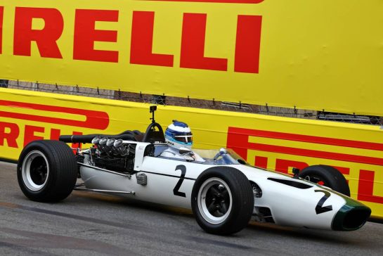 Mika Hakkinen (FIN) in the 1966 McLaren M2B.
04.06.2026. Formula 1 World Championship, Rd 6, Monaco Grand Prix, Monte Carlo, Monaco, Preparation Day.
- www.xpbimages.com, EMail: requests@xpbimages.com © Copyright: XPB Images