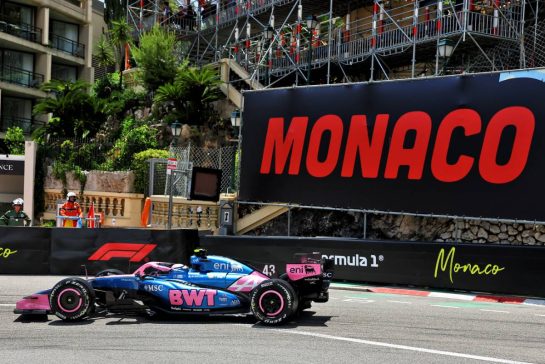 Franco Colapinto (ARG) Alpine F1 Team A526.
05.06.2026. Formula 1 World Championship, Rd 6, Monaco Grand Prix, Monte Carlo, Monaco, Practice Day.