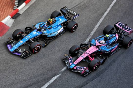 Carlos Sainz (ESP) Williams F1 Team FW48 and Franco Colapinto (ARG) Alpine F1 Team A526.
05.06.2026. Formula 1 World Championship, Rd 6, Monaco Grand Prix, Monte Carlo, Monaco, Practice Day.
- www.xpbimages.com, EMail: requests@xpbimages.com © Copyright: Bearne / XPB Images