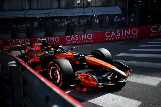 Lando Norris (GBR) McLaren F1 Team MCL40.
05.06.2026. Formula 1 World Championship, Rd 6, Monaco Grand Prix, Monte Carlo, Monaco, Practice Day.
- www.xpbimages.com, EMail: requests@xpbimages.com © Copyright: Price / XPB Images