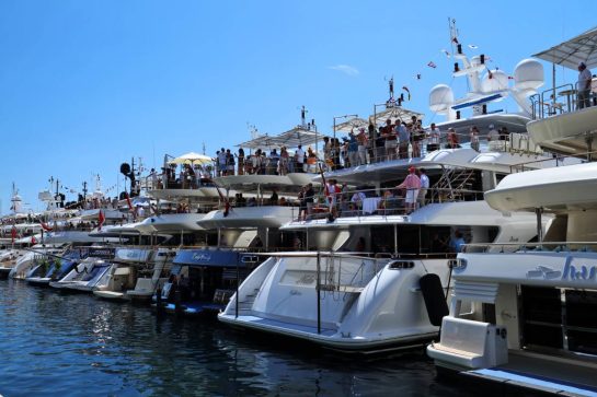 Circuit atmosphere - Boats in the scenic Monaco Harbour.
06.06.2026. Formula 1 World Championship, Rd 6, Monaco Grand Prix, Monte Carlo, Monaco, Qualifying Day.
- www.xpbimages.com, EMail: requests@xpbimages.com © Copyright: Rew / XPB Images