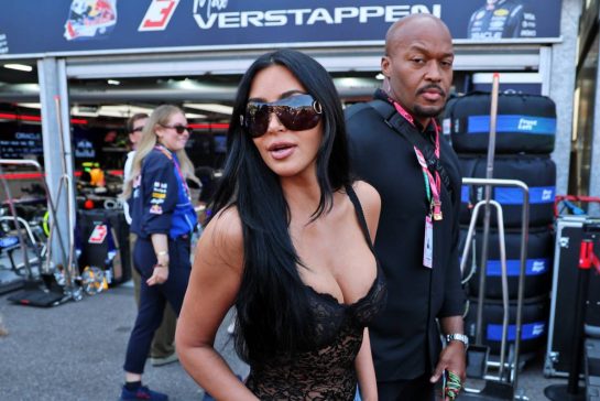 Kim Kardashian (USA).
06.06.2026. Formula 1 World Championship, Rd 6, Monaco Grand Prix, Monte Carlo, Monaco, Qualifying Day.
- www.xpbimages.com, EMail: requests@xpbimages.com © Copyright: Batchelor / XPB Images