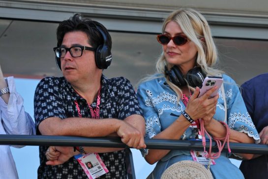 (L to R): Michael McIntyre (GBR) TV Personality with Holly Willoughby (GBR) TV Presenter.
06.06.2026. Formula 1 World Championship, Rd 6, Monaco Grand Prix, Monte Carlo, Monaco, Qualifying Day.
- www.xpbimages.com, EMail: requests@xpbimages.com © Copyright: Batchelor / XPB Images
