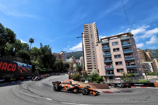 Oscar Piastri (AUS) McLaren F1 Team MCL40.
07.06.2026. Formula 1 World Championship, Rd 6, Monaco Grand Prix, Monte Carlo, Monaco, Race Day.
- www.xpbimages.com, EMail: requests@xpbimages.com © Copyright: Rew / XPB Images