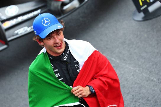 Race winner Andrea Kimi Antonelli (ITA) Mercedes AMG Formula One Team celebrates in parc ferme.
07.06.2026. Formula 1 World Championship, Rd 6, Monaco Grand Prix, Monte Carlo, Monaco, Race Day.
- www.xpbimages.com, EMail: requests@xpbimages.com © Copyright: Bearne / XPB Images