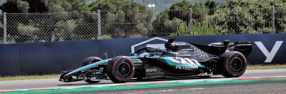 Barcelona GP: Russell edges Hamilton in Q3 as Leclerc crashes