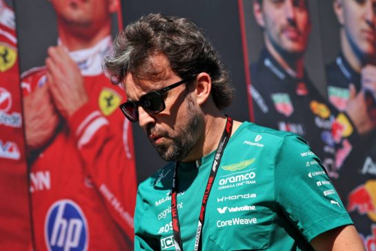 Fernando Alonso (ESP) Aston Martin F1 Team.
14.06.2026. Formula 1 World Championship, Rd 7, Barcelona-Catalunya Grand Prix, Barcelona, Spain, Race Day.
- www.xpbimages.com, EMail: requests@xpbimages.com © Copyright: Rew / XPB Images