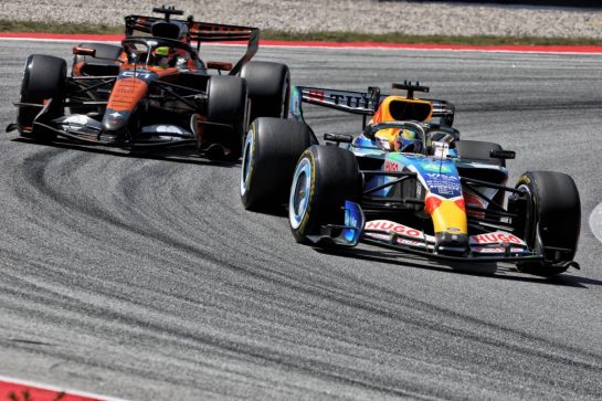 Arvid Lindblad (GBR) Racing Bulls Formula One Team VCARB 03.
14.06.2026. Formula 1 World Championship, Rd 7, Barcelona-Catalunya Grand Prix, Barcelona, Spain, Race Day.
- www.xpbimages.com, EMail: requests@xpbimages.com © Copyright: Charniaux / XPB Images