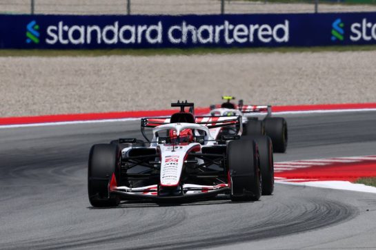 Esteban Ocon (FRA) Haas F1 Team VF-26.
14.06.2026. Formula 1 World Championship, Rd 7, Barcelona-Catalunya Grand Prix, Barcelona, Spain, Race Day.
- www.xpbimages.com, EMail: requests@xpbimages.com © Copyright: Patching / XPB Images