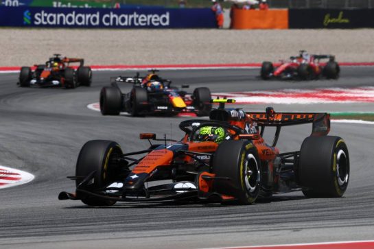 Lando Norris (GBR) McLaren F1 Team MCL40.
14.06.2026. Formula 1 World Championship, Rd 7, Barcelona-Catalunya Grand Prix, Barcelona, Spain, Race Day.
- www.xpbimages.com, EMail: requests@xpbimages.com © Copyright: Patching / XPB Images