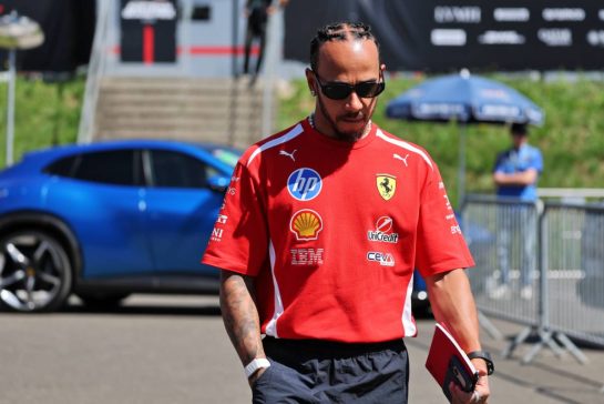 Lewis Hamilton (GBR) Scuderia Ferrari.
25.06.2026. Formula 1 World Championship, Rd 8, Austrian Grand Prix, Spielberg, Austria, Preparation Day.
- www.xpbimages.com, EMail: requests@xpbimages.com © Copyright: Moy / XPB Images