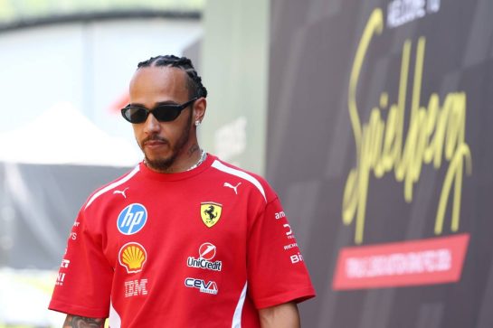 Lewis Hamilton (GBR) Scuderia Ferrari.
25.06.2026. Formula 1 World Championship, Rd 8, Austrian Grand Prix, Spielberg, Austria, Preparation Day.
- www.xpbimages.com, EMail: requests@xpbimages.com © Copyright: Bearne / XPB Images