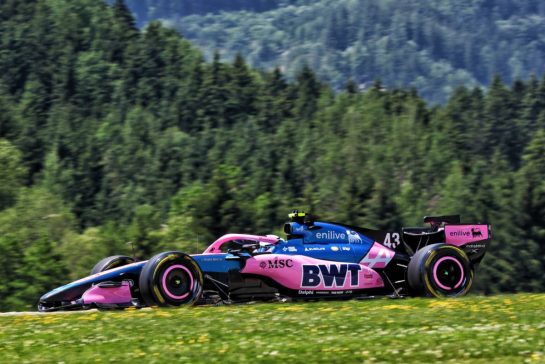 Franco Colapinto (ARG) Alpine F1 Team A526.
26.06.2026. Formula 1 World Championship, Rd 8, Austrian Grand Prix, Spielberg, Austria, Practice Day.
- www.xpbimages.com, EMail: requests@xpbimages.com © Copyright: Bearne / XPB Images
