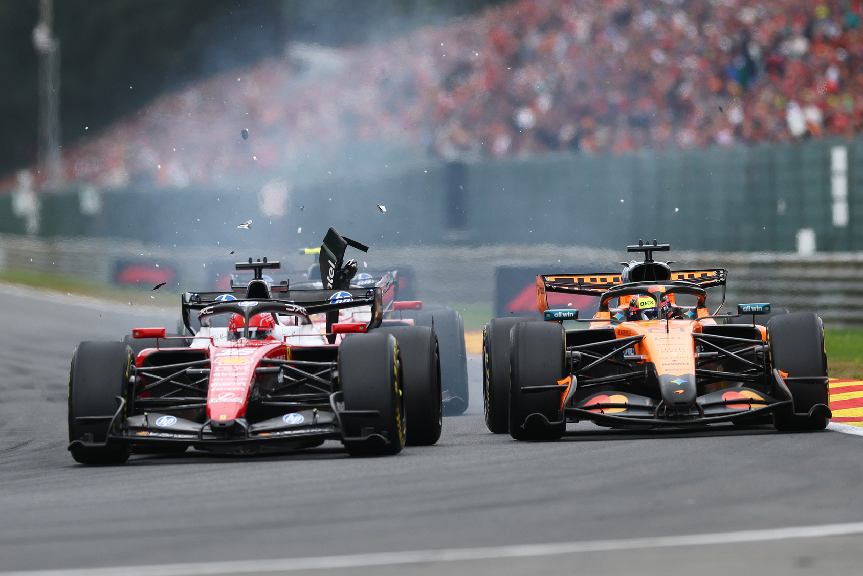 Piastri questions no-action call after Leclerc clash Piastri questions no-action call after Leclerc clash