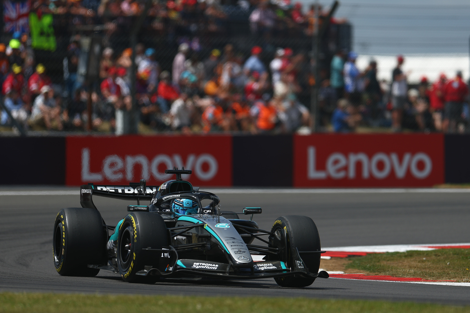 Russell baffled by car&rsquo;s mysterious speed deficit at Silverstone