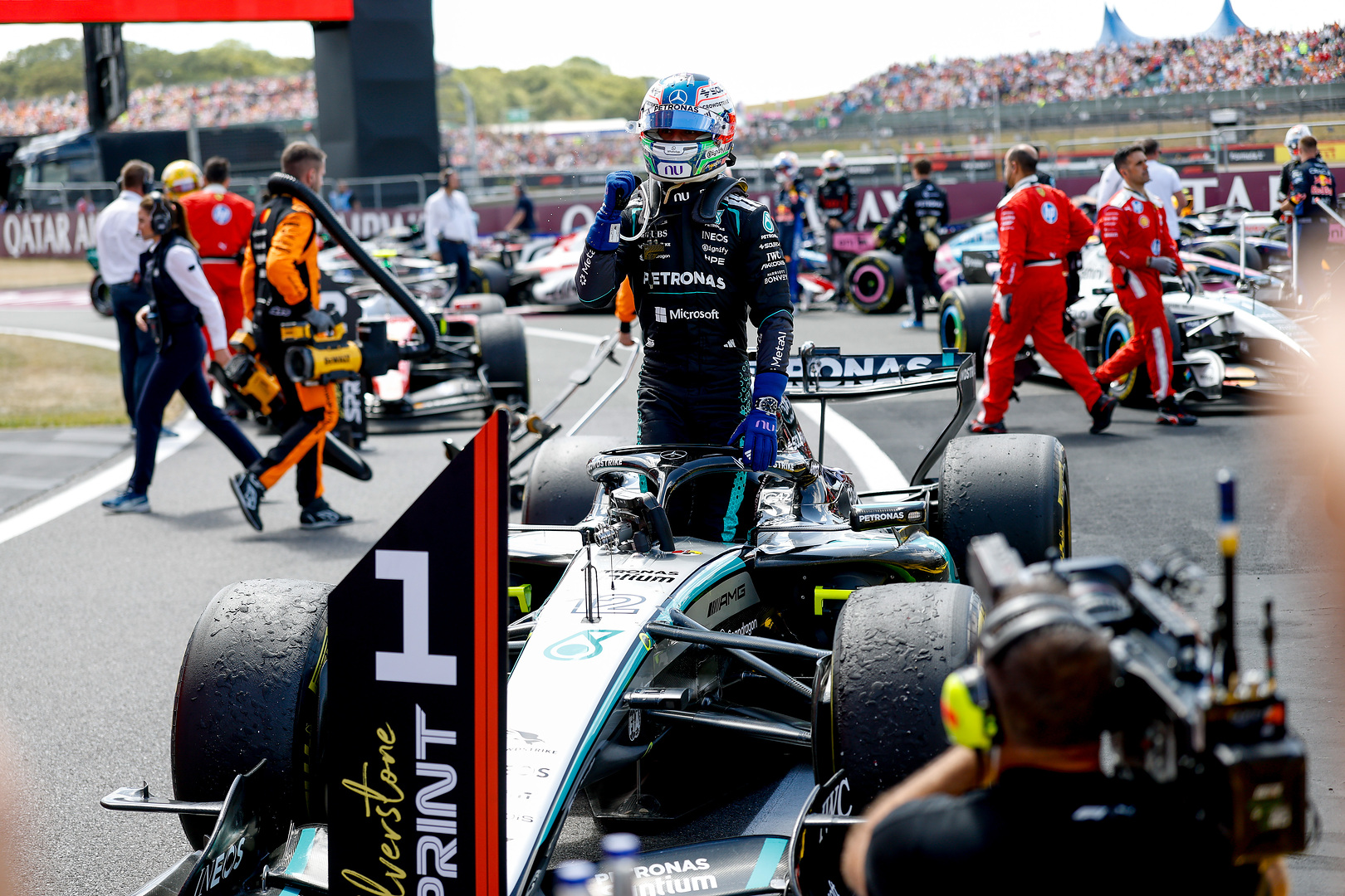 Why Antonelli felt ‘a bit stressed’ ahead of Silverstone pole lap Why Antonelli felt ‘a bit stressed’ ahead of Silverstone pole lap