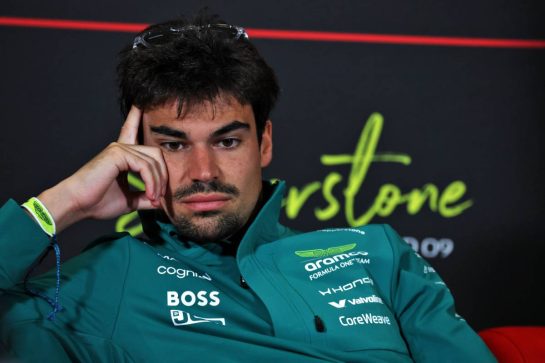 Lance Stroll (CDN) Aston Martin F1 Team in the FIA Press Conference.
02.07.2026. Formula 1 World Championship, Rd 9, British Grand Prix, Silverstone, England, Preparation Day.
- www.xpbimages.com, EMail: requests@xpbimages.com © Copyright: Moy / XPB Images