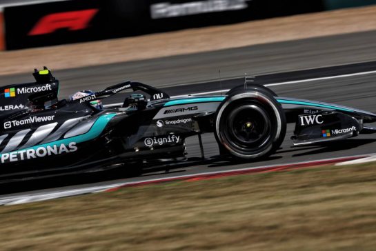 Andrea Kimi Antonelli (ITA) Mercedes AMG Formula One Team W17.
03.07.2026. Formula 1 World Championship, Rd 9, British Grand Prix, Silverstone, England, Sprint Qualifying Day.
- www.xpbimages.com, EMail: requests@xpbimages.com © Copyright: Dunbar / XPB Images