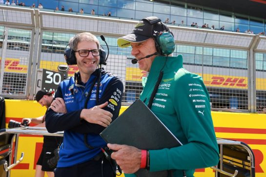 Adrian Newey (GBR) Aston Martin F1 Team, Team Principal on the grid.
04.07.2026. Formula 1 World Championship, Rd 9, British Grand Prix, Silverstone, England, Sprint and Qualifying Day.
- www.xpbimages.com, EMail: requests@xpbimages.com © Copyright: Moy / XPB Images