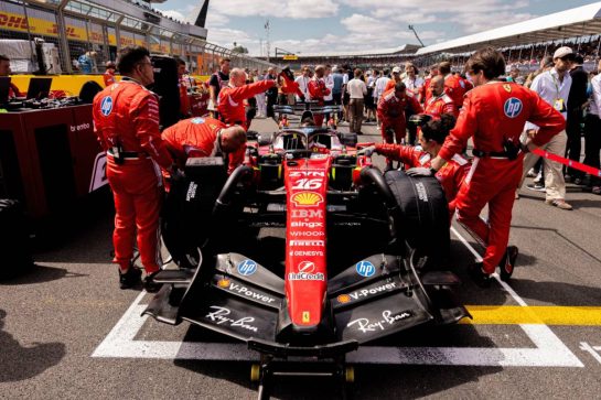 Charles Leclerc (MON) Scuderia Ferrari SF-26 on the grid.
04.07.2026. Formula 1 World Championship, Rd 9, British Grand Prix, Silverstone, England, Sprint and Qualifying Day.
- www.xpbimages.com, EMail: requests@xpbimages.com © Copyright: Denny / XPB Images