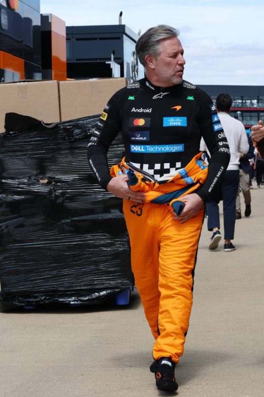 Zak Brown (USA) McLaren F1 Team Executive Director.
04.07.2026. Formula 1 World Championship, Rd 9, British Grand Prix, Silverstone, England, Sprint and Qualifying Day.
- www.xpbimages.com, EMail: requests@xpbimages.com © Copyright: Batchelor / XPB Images