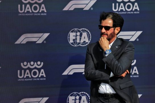 Mohammed Bin Sulayem (UAE) FIA President in qualifying parc ferme.
04.07.2026. Formula 1 World Championship, Rd 9, British Grand Prix, Silverstone, England, Sprint and Qualifying Day.
- www.xpbimages.com, EMail: requests@xpbimages.com © Copyright: Batchelor / XPB Images