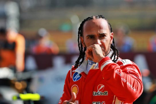 Lewis Hamilton (GBR) Scuderia Ferrari in qualifying parc ferme.
04.07.2026. Formula 1 World Championship, Rd 9, British Grand Prix, Silverstone, England, Sprint and Qualifying Day.
- www.xpbimages.com, EMail: requests@xpbimages.com © Copyright: Charniaux / XPB Images