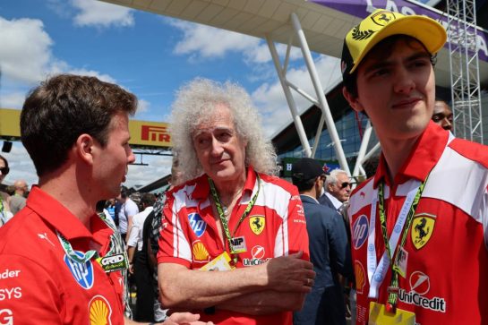 Brian May (GBR) Musician on the grid.
05.07.2026. Formula 1 World Championship, Rd 9, British Grand Prix, Silverstone, England, Race Day.
- www.xpbimages.com, EMail: requests@xpbimages.com © Copyright: Batchelor / XPB Images