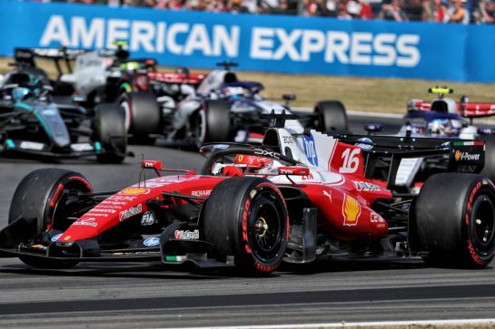 Race winner Charles Leclerc (MON) Scuderia Ferrari SF-26 at the end of the race.
05.07.2026. Formula 1 World Championship, Rd 9, British Grand Prix, Silverstone, England, Race Day.
- www.xpbimages.com, EMail: requests@xpbimages.com © Copyright: Batchelor / XPB Images