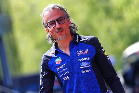 Laurent Mekies (FRA) Red Bull Racing Team Principal and CEO.
16.07.2026. Formula 1 World Championship, Rd 10, Belgian Grand Prix, Spa Francorchamps, Belgium, Preparation Day.
- www.xpbimages.com, EMail: requests@xpbimages.com © Copyright: Bearne / XPB Images