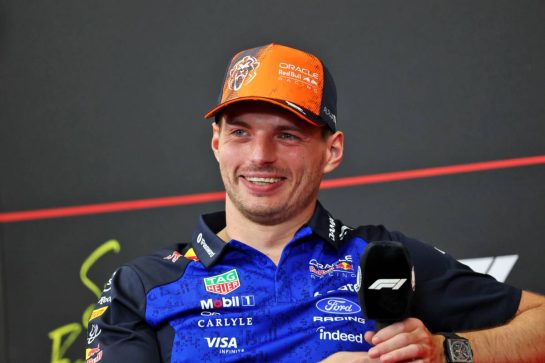 Max Verstappen (NLD) Red Bull Racing in the FIA Press Conference.
16.07.2026. Formula 1 World Championship, Rd 10, Belgian Grand Prix, Spa Francorchamps, Belgium, Preparation Day.
- www.xpbimages.com, EMail: requests@xpbimages.com © Copyright: Bearne / XPB Images