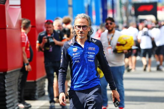 Laurent Mekies (FRA) Red Bull Racing Team Principal and CEO.
16.07.2026. Formula 1 World Championship, Rd 10, Belgian Grand Prix, Spa Francorchamps, Belgium, Preparation Day.
- www.xpbimages.com, EMail: requests@xpbimages.com © Copyright: Bearne / XPB Images