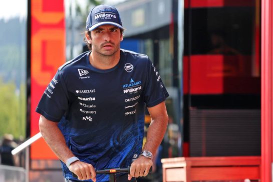 Carlos Sainz (ESP) Williams F1 Team.
17.07.2026. Formula 1 World Championship, Rd 10, Belgian Grand Prix, Spa Francorchamps, Belgium, Practice Day.
- www.xpbimages.com, EMail: requests@xpbimages.com © Copyright: Batchelor / XPB Images