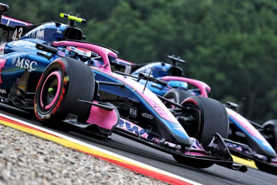 Franco Colapinto (ARG) Alpine F1 Team A526 and Pierre Gasly (FRA) Alpine F1 Team A526.
17.07.2026. Formula 1 World Championship, Rd 10, Belgian Grand Prix, Spa Francorchamps, Belgium, Practice Day.
- www.xpbimages.com, EMail: requests@xpbimages.com © Copyright: Bearne / XPB Images