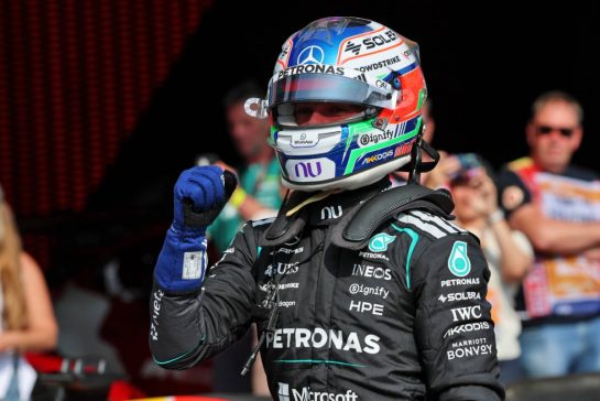 Andrea Kimi Antonelli (ITA) Mercedes AMG Formula One Team celebrates his pole position in qualifying parc ferme.
18.07.2026. Formula 1 World Championship, Rd 10, Belgian Grand Prix, Spa Francorchamps, Belgium, Qualifying Day.
- www.xpbimages.com, EMail: requests@xpbimages.com © Copyright: Batchelor / XPB Images