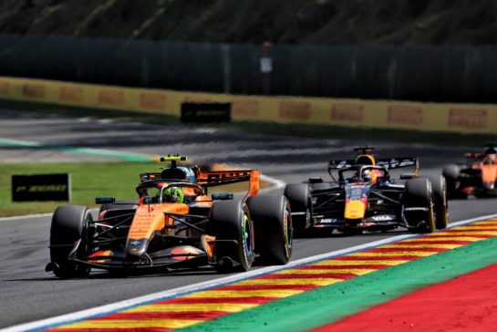 Lando Norris (GBR) McLaren F1 Team MCL40.
19.07.2026. Formula 1 World Championship, Rd 10, Belgian Grand Prix, Spa Francorchamps, Belgium, Race Day.
- www.xpbimages.com, EMail: requests@xpbimages.com © Copyright: Bearne / XPB Images