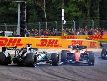 Hamilton insists opening lap clash with Russell ‘a racing incident’